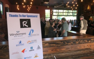 2019-06-22 Whidbey Camano Land Trust Conservation Partner event sponsor sign